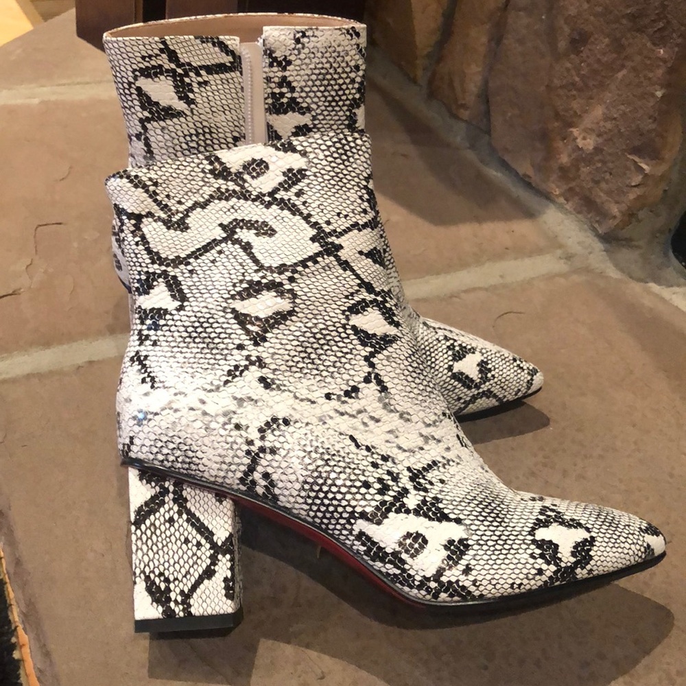 Snakeskin boots
